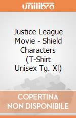 Justice League Movie - Shield Characters (T-Shirt Unisex Tg. Xl) gioco