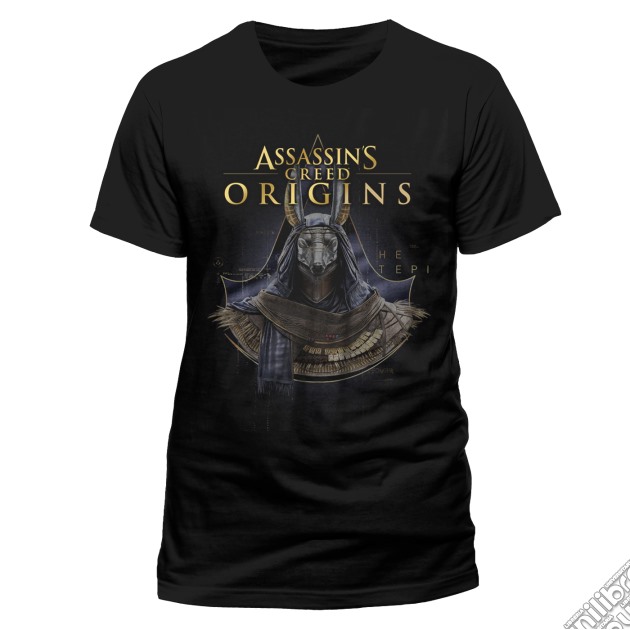 Assassin's Creed Origins - Gold Anubis (T-Shirt Unisex Tg. S) gioco