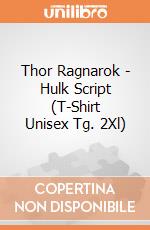 Thor Ragnarok - Hulk Script (T-Shirt Unisex Tg. 2Xl) gioco