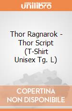 Thor Ragnarok - Thor Script (T-Shirt Unisex Tg. L) gioco
