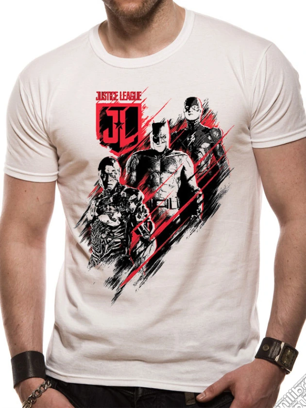 Justice League Movie - Distortion (T-Shirt Unisex Tg. 2Xl) gioco