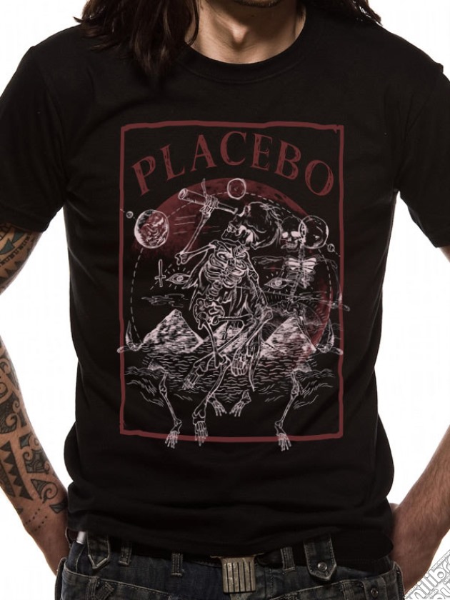 Placebo - Skeleton (T-Shirt Unisex Tg. S) gioco