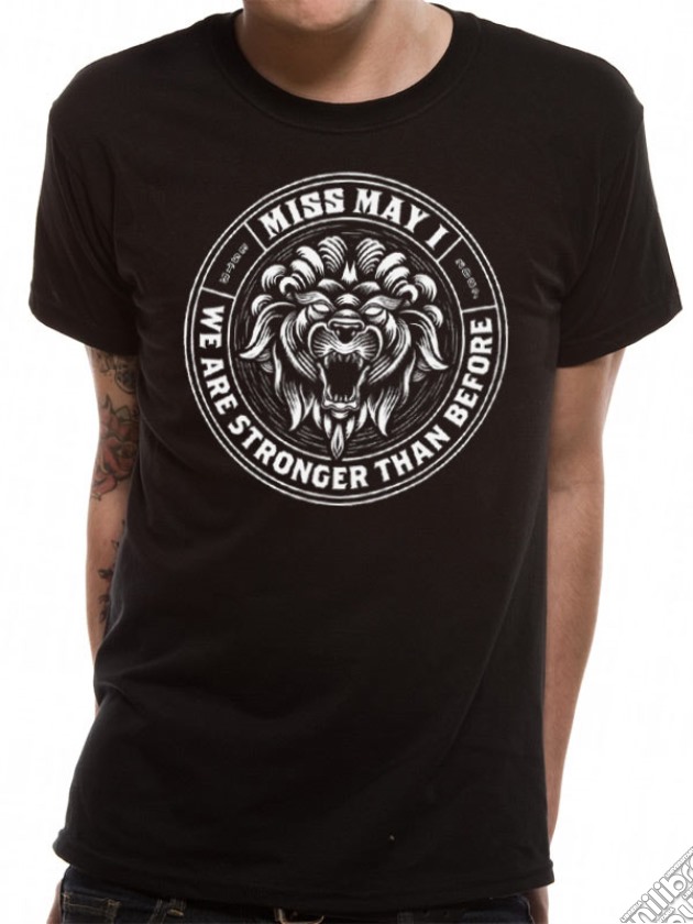 Miss May I - Lion Crest (T-Shirt Unisex Tg. L) gioco