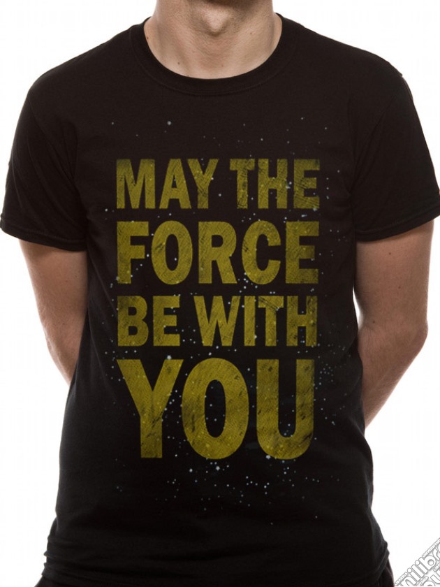 Star Wars - Force Text (T-Shirt Unisex Tg. S) gioco