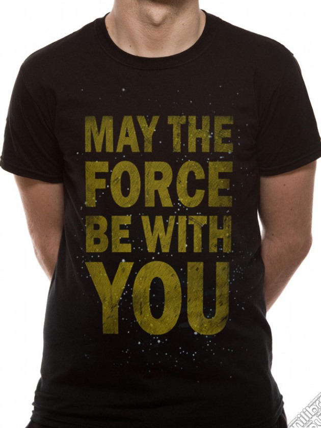 Star Wars - Force Text (T-Shirt Unisex Tg. L) gioco