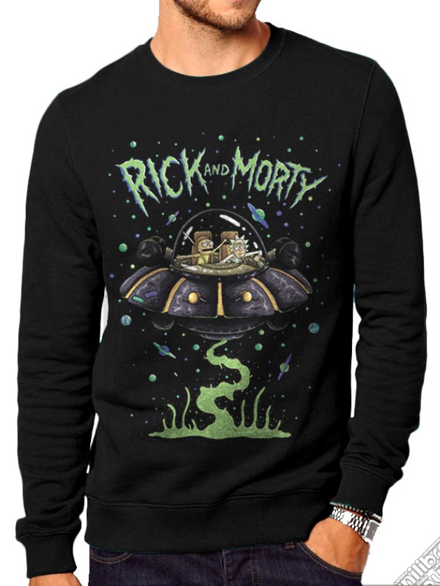 Rick And Morty - Space (Felpa Unisex Tg. S) gioco di CID