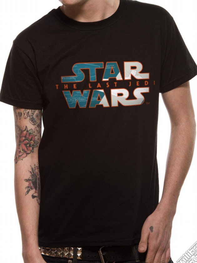 Star Wars 8 - Blue Print Logo (T-Shirt Unisex Tg. L) gioco