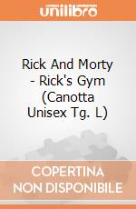 Rick And Morty - Rick's Gym (Canotta Unisex Tg. L) gioco