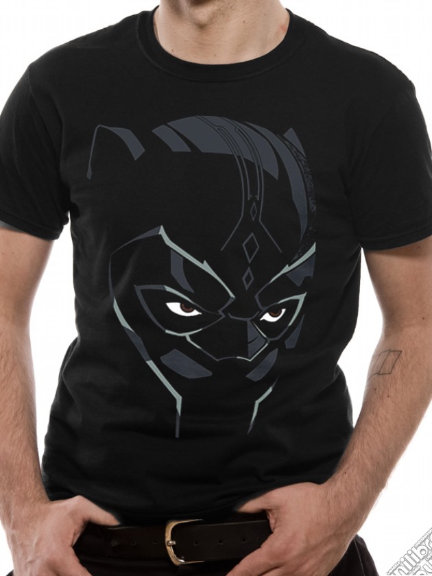 Black Panther Movie - Comic Face (T-Shirt Unisex Tg. 2Xl) gioco