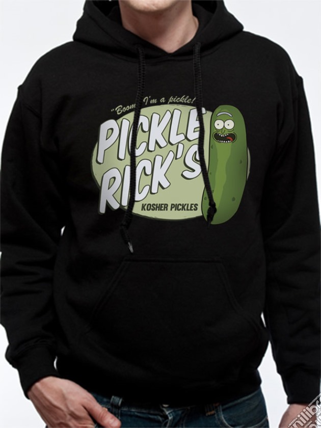 Rick And Morty - Kosher Pickle (Felpa Con Cappuccio Unisex Tg. S) gioco