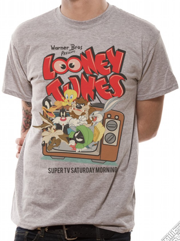 Looney Tunes - Retro Tv (T-Shirt Unisex Tg. 2Xl) gioco