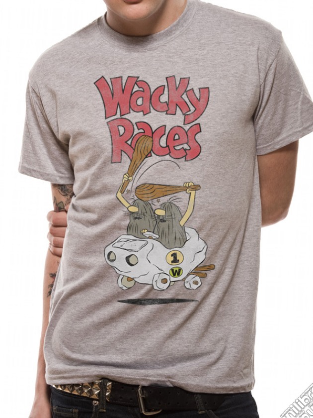 Wacky Races - Boulder Car (T-Shirt Unisex Tg. M) gioco