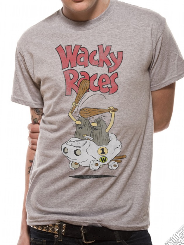 Wacky Races - Boulder Car (T-Shirt Unisex Tg. L) gioco