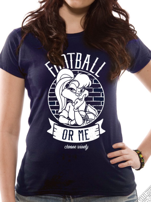 Looney Tunes: Football Or Me (T-Shirt Donna Tg. S) gioco