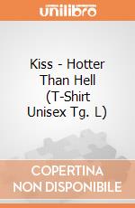 Kiss - Hotter Than Hell (T-Shirt Unisex Tg. L) gioco