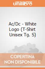 Ac/Dc - White Logo (T-Shirt Unisex Tg. S) gioco di CID