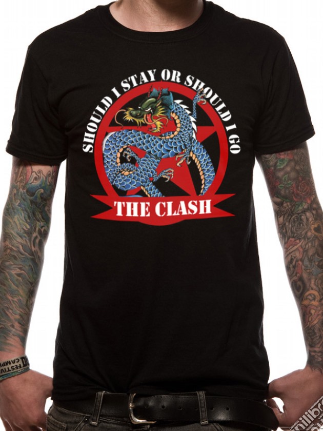 Clash (The) - Should I Stay Dragon (T-Shirt Unisex Tg. Xl) gioco di CID