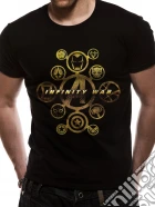 Avengers Infinity War - Character Icons Icons (T-Shirt Unisex Tg. L) giochi
