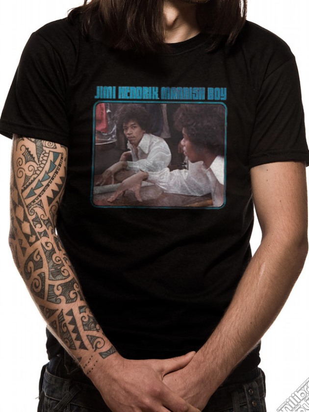 Jimi Hendrix - Mannish Boy (T-Shirt Unisex Tg. L) gioco di CID