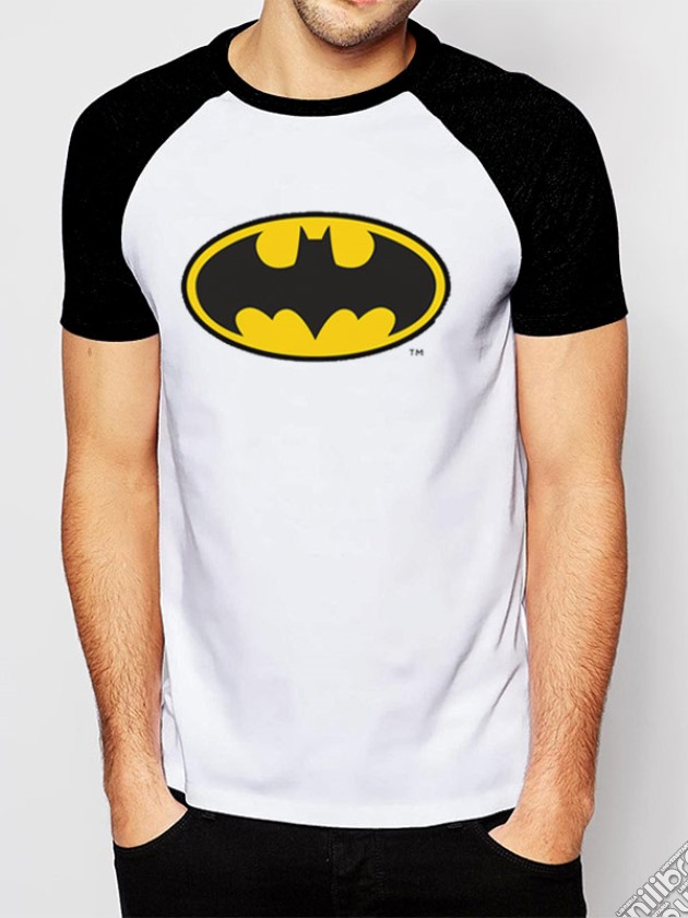 Batman - Logo Raglan Baseball (T-Shirt Unisex Tg. L) gioco