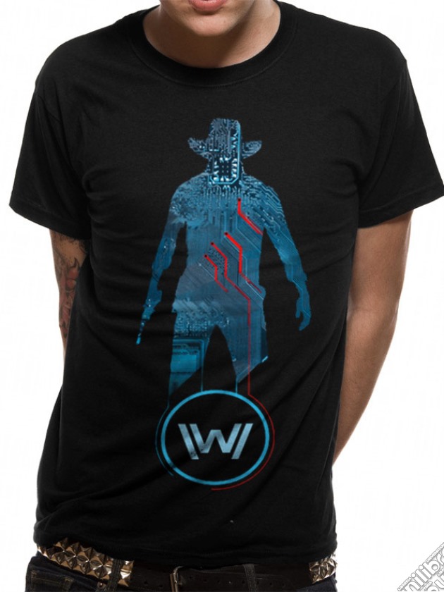 Westworld - Blue Man (T-Shirt Unisex Tg. L) gioco