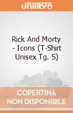 Rick And Morty - Icons (T-Shirt Unisex Tg. S) gioco di CID