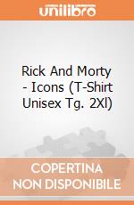Rick And Morty - Icons (T-Shirt Unisex Tg. 2Xl) gioco di CID