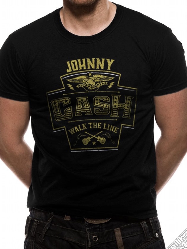 Johnny Cash - Label (T-Shirt Unisex Tg. S) gioco di CID