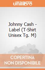 Johnny Cash - Label (T-Shirt Unisex Tg. M) gioco di CID