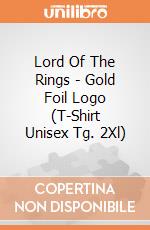 Lord Of The Rings - Gold Foil Logo (T-Shirt Unisex Tg. 2Xl) gioco