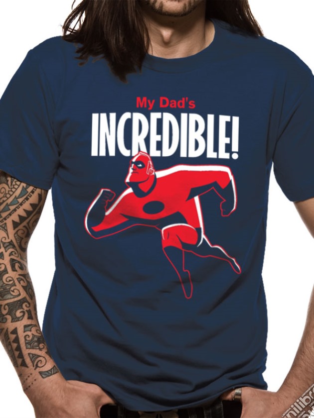 Incredibles 2 - My Dads Incredible (T-Shirt Unisex Tg. M) gioco di CID