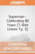 Superman - Celebrating 80 Years (T-Shirt Unisex Tg. S) gioco