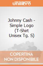 Johnny Cash - Simple Logo (T-Shirt Unisex Tg. S) gioco di CID