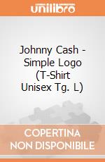 Johnny Cash - Simple Logo (T-Shirt Unisex Tg. L) gioco di CID