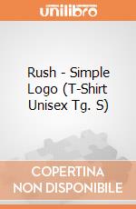 Rush - Simple Logo (T-Shirt Unisex Tg. S) gioco di CID