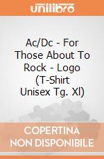 Ac/Dc - For Those About To Rock - Logo (T-Shirt Unisex Tg. Xl) gioco di CID