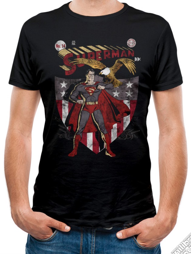 Superman - Shield And Eagle (T-Shirt Unisex Tg. S) gioco di CID