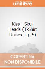 Kiss - Skull Heads (T-Shirt Unisex Tg. S) gioco di CID