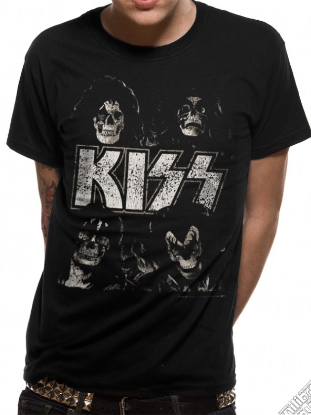 Kiss - Skull Heads (T-Shirt Unisex Tg. M) gioco di CID