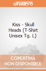 Kiss - Skull Heads (T-Shirt Unisex Tg. L) gioco di CID