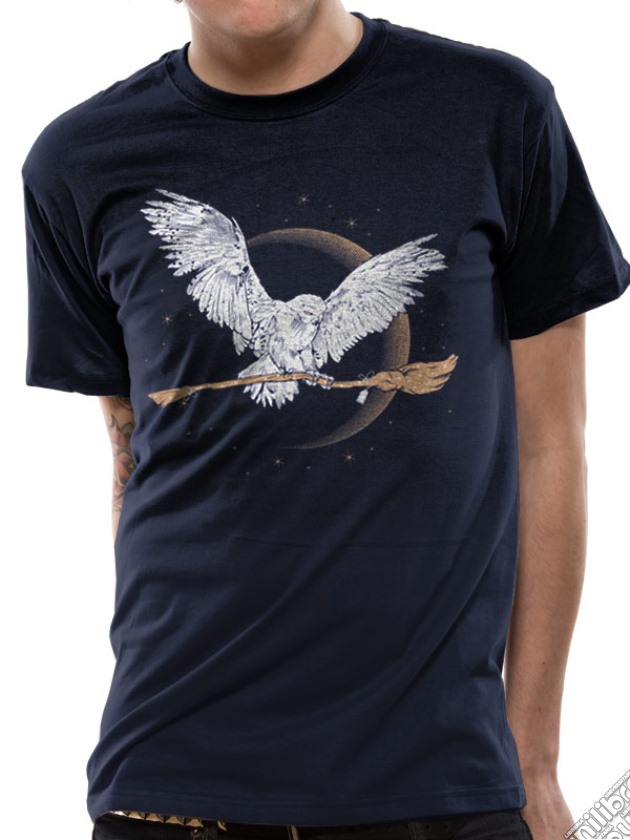 Harry Potter - Hedwig Broom (T-Shirt Unisex Tg. S) gioco di CID