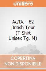 Ac/Dc - 82 British Tour (T-Shirt Unisex Tg. M) gioco di CID