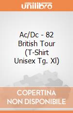Ac/Dc - 82 British Tour (T-Shirt Unisex Tg. Xl) gioco di CID