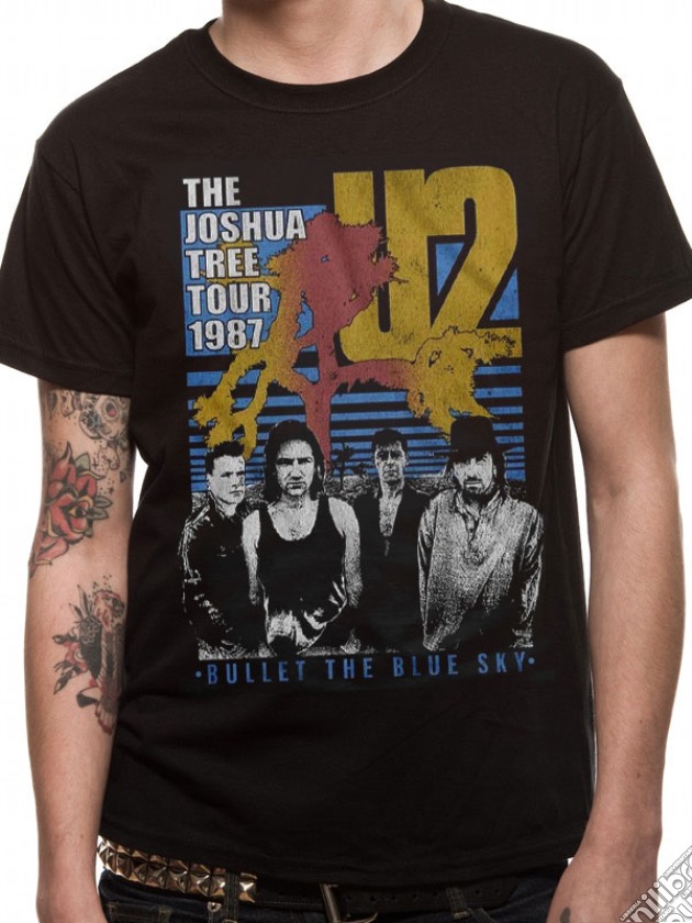 U2 - Black Bullet The Blue Sky (T-Shirt Unisex Tg. L) gioco di CID