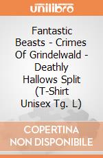 Fantastic Beasts - Crimes Of Grindelwald - Deathly Hallows Split (T-Shirt Unisex Tg. L) gioco
