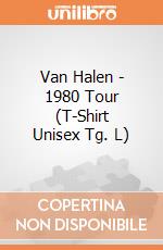 Van Halen - 1980 Tour (T-Shirt Unisex Tg. L) gioco di CID