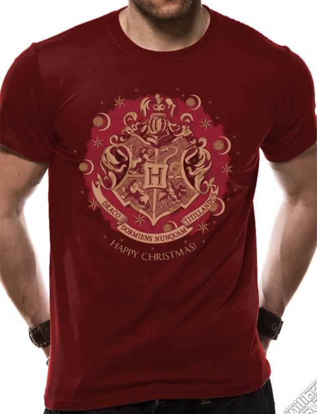 Harry Potter - Happy Christmas (T-Shirt Unisex Tg. S) gioco