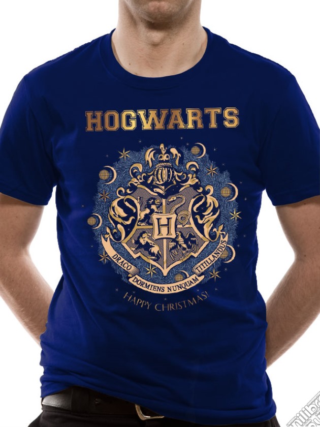 Harry Potter - Foil Christmas At Hogwarts (T-Shirt Unisex Tg. S) gioco