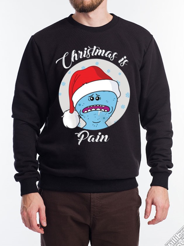 Rick And Morty - Christmas Is Pain (Felpa Unisex Tg. L) gioco