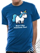 Cid Originals - Boys Like Unicorns (T-Shirt Unisex Tg. Xl) giochi